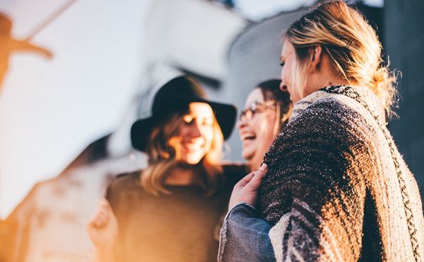 Smiling group of women