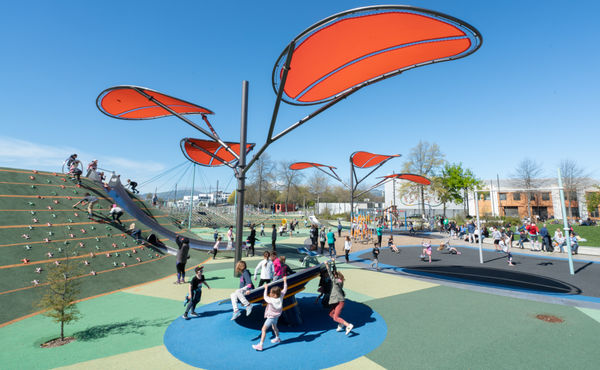 Inclusive Margaret Mahy Playground in Christchurch, NZ