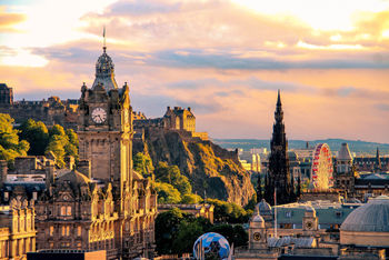 Edinburgh skyline, Scotland