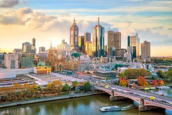Melbourne view from the river