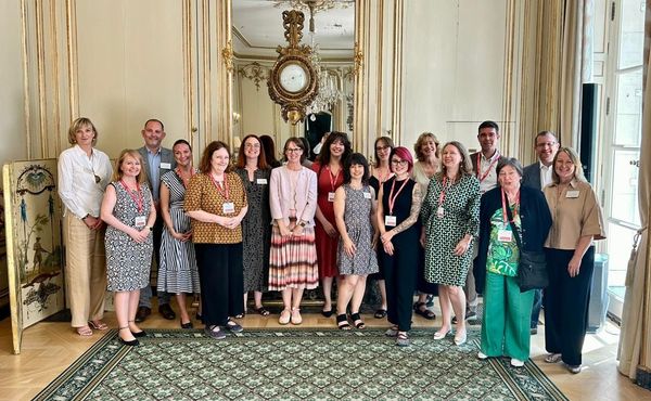 The MeetEngland delegation in Brussels with ambassador Anne Sherriff (centre)