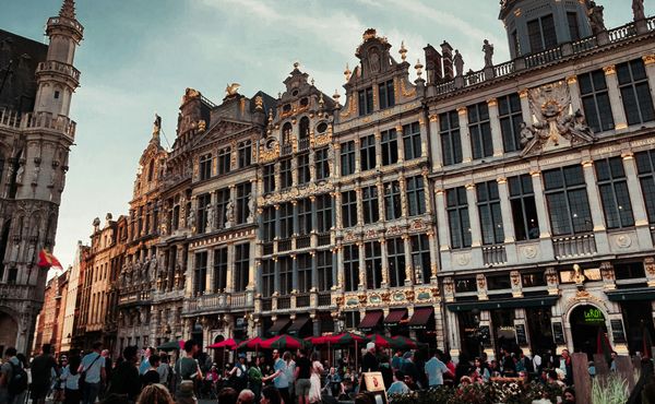 moody shot of Brussels