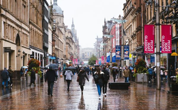 A rainy day in Glasgow