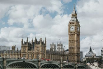 Houses of Parliament on a grey day