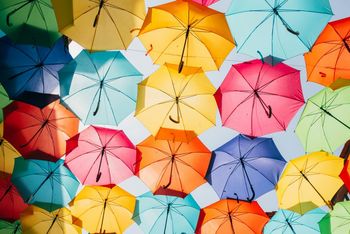 colourful umbrellas 1