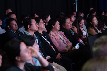 Conference goers at TMS APAC 