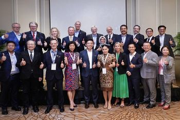 Delegates at the Joint Leadership Summit in Singapore