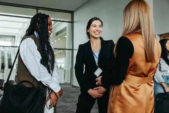 Meaningful connections at a business conference