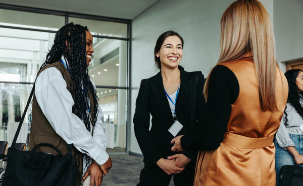 Meaningful connections at a business conference