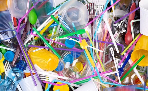 Single-use plastic waste