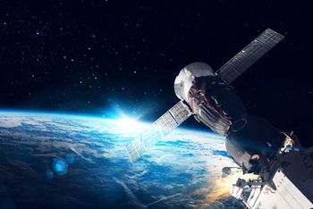 Satellite in space