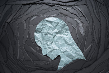 depressed man graphic