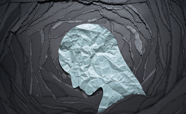 depressed man graphic