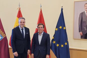 Kenes Group CEO Ori Lahav and Mayor of Madrid José Luis Martínez-Almeida Navasqüés have met