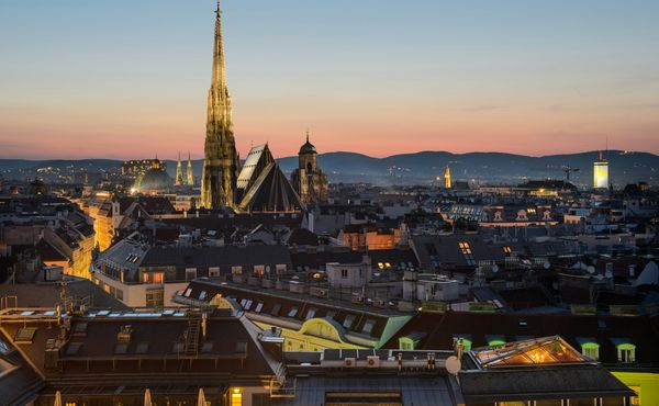 Vienna in the gloaming 