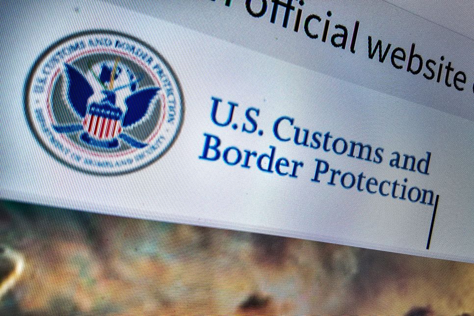 US Customs borders