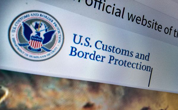US Customs borders