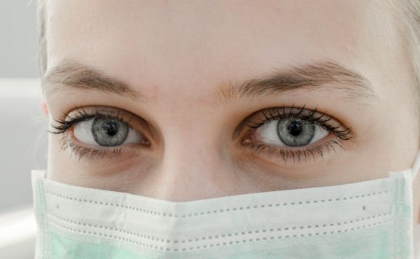 Nurse in face mask