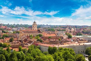 Aerial view of Vilnius