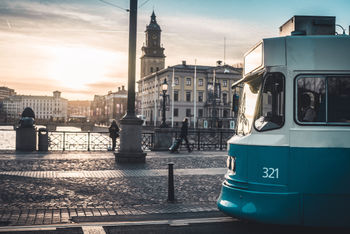 A tram in Gothenburg