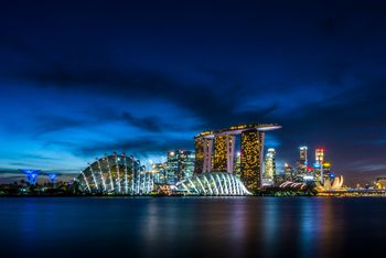 Singapore by night
