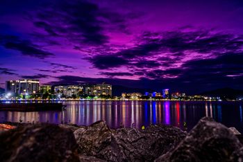 Cairns, Australia by night