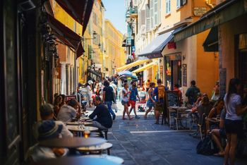 Colourful Nice street