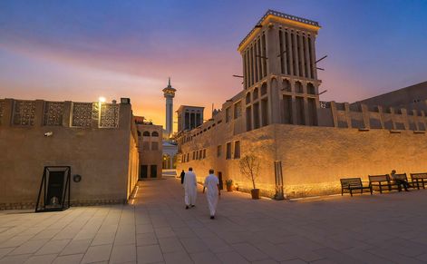 The open-air Al Shindagha Museum