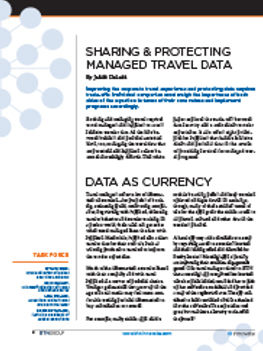 Sharing & Protecting Managed Travel Data