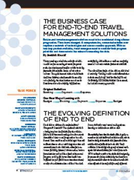 The Business Case for End-to-End Travel Management Solutions