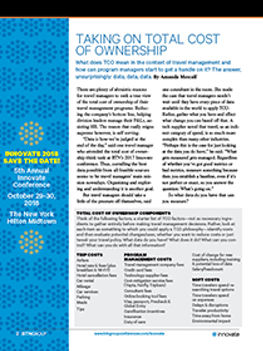 Taking On Total Cost of Ownership