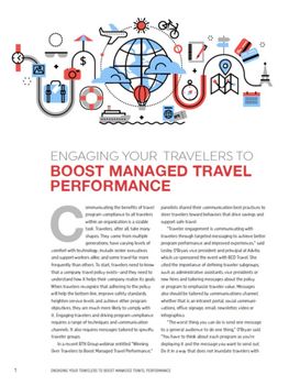 Engaging Your Travelers To Boost Managed Travel Performance