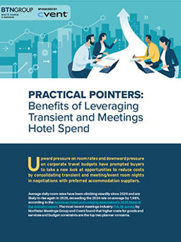 PRACTICAL POINTERS: Benefits of Leveraging Transient and Meetings Hotel Spend