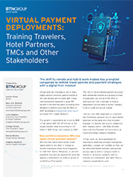 Virtual Payment Deployments: Training Travelers, Hotel Partners, TMCs and Other Stakeholders Virtual Payment Deployments: Training Travelers, Hotel Partners, TMCs and Other Stakeholders