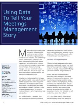 Using Data to Tell Your Meetings Management Story