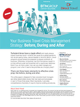 Your Business Travel Crisis Management Strategy