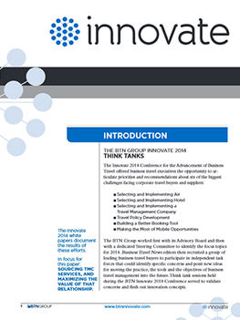 Sourcing TMC Services, and Maximizing the Value of That Relationship - Innovate 2014 Think Tank