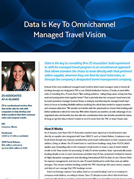 Data Is Key To Omnichannel Managed Travel Vision