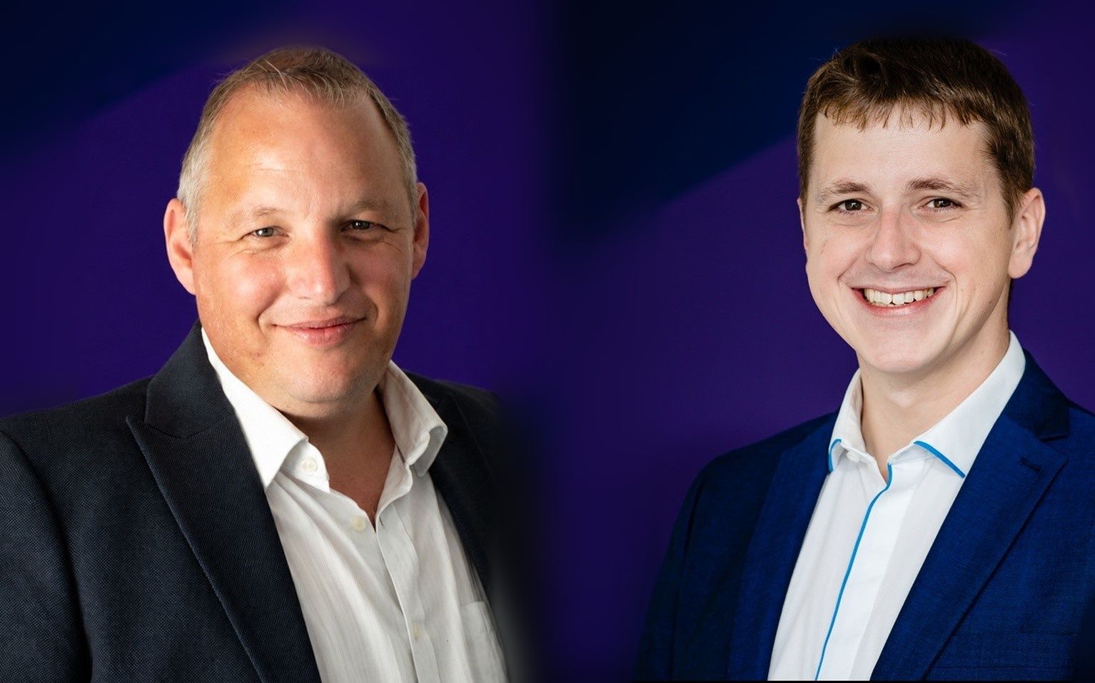Co-founders Martin Eade, chief commercial officer, and Matthew Chapman, chief technology officer