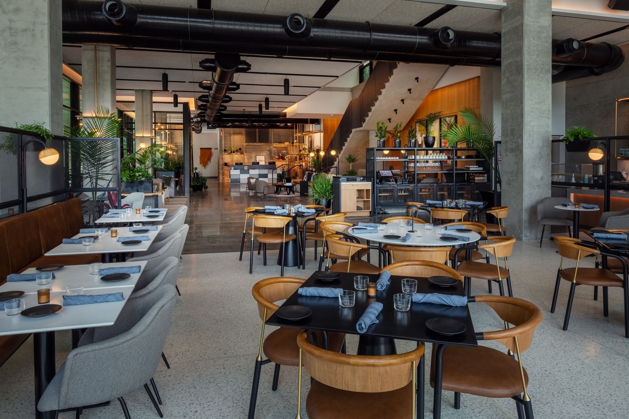 The interior of Silo, the gastropub at the new Canopy by Hilton Nashville the Gulch.