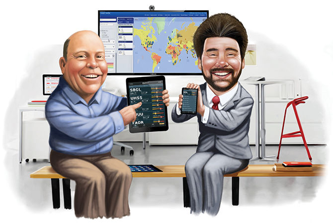 Left to right: John Wohlleber & Rick WakidaCredit: Illustration by Scott Pollack