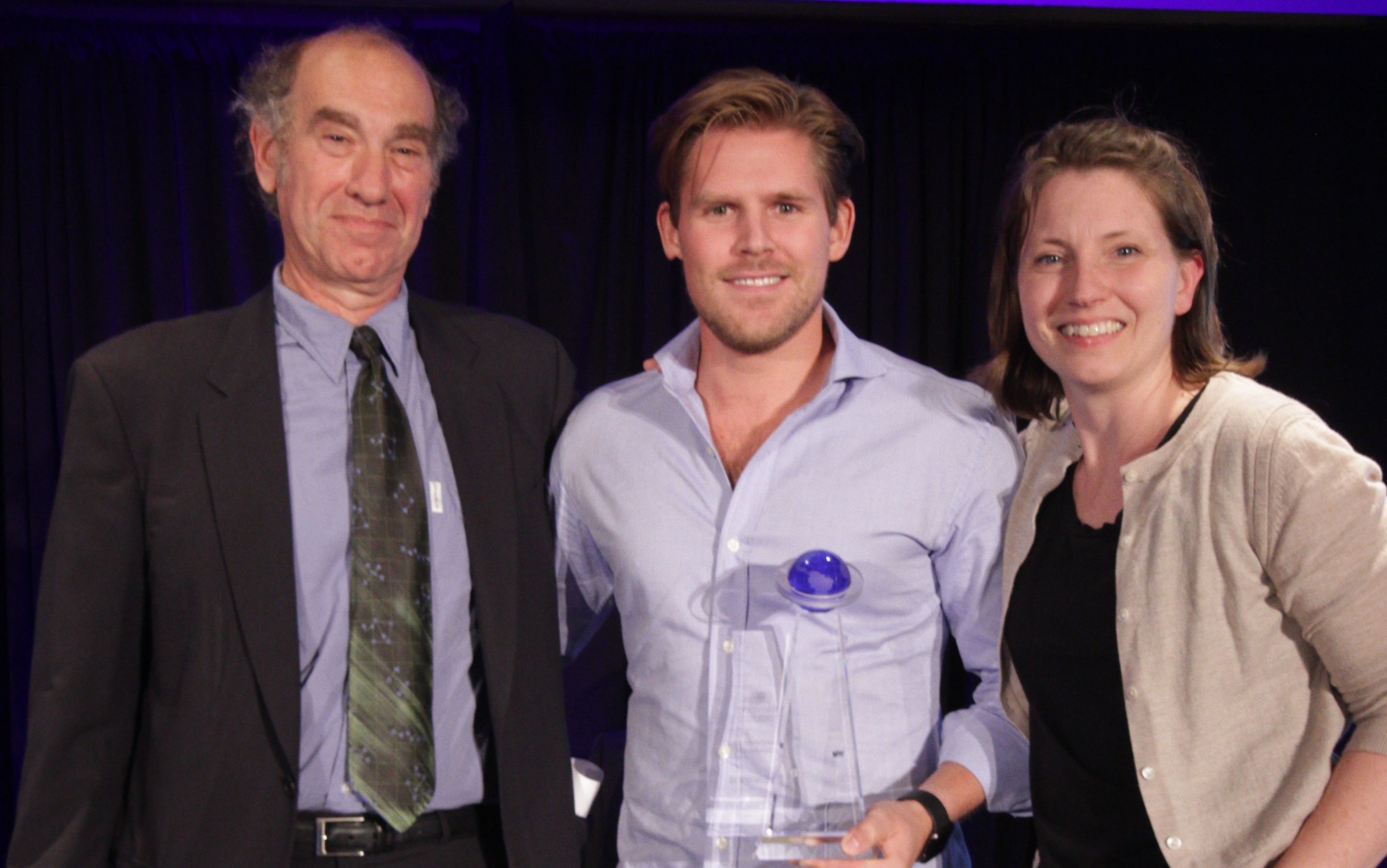 From left to right: BTN Group editorial director David Meyer, Conichi founder & CEO Maximilian Waldmann & BTN Group editor-in-chief Elizabeth WestCredit: Michael Dearborn