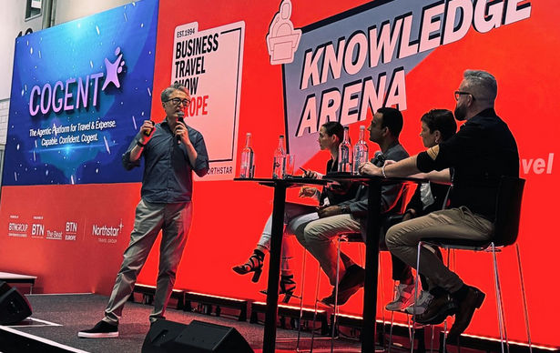 PredictX CEO Keesup Choe competes in the BTS Europe Innovation Faceoff; judging panel left to right: ServiceNow's Corine Morin, Lumo's Bala Chandran, Cobb & Hutch's Karen Hutchings, Deloitte Germany's Lenny Hornsby PredictX CEO Keesup Choe competes in the BTS Europe Innovation Faceoff; judging panel left to right: ServiceNow's Corine Morin, Lumo's Bala Chandran, Cobb & Hutch's Karen Hutchings, Deloitte Germany's Lenny Hornsby