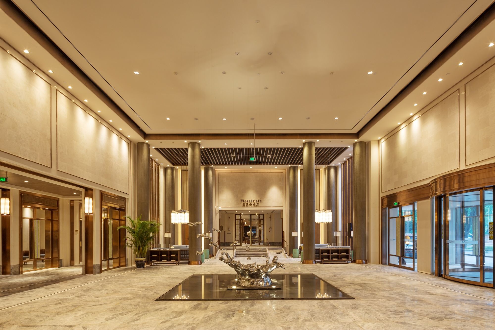 Luxury Hotel Lobby
