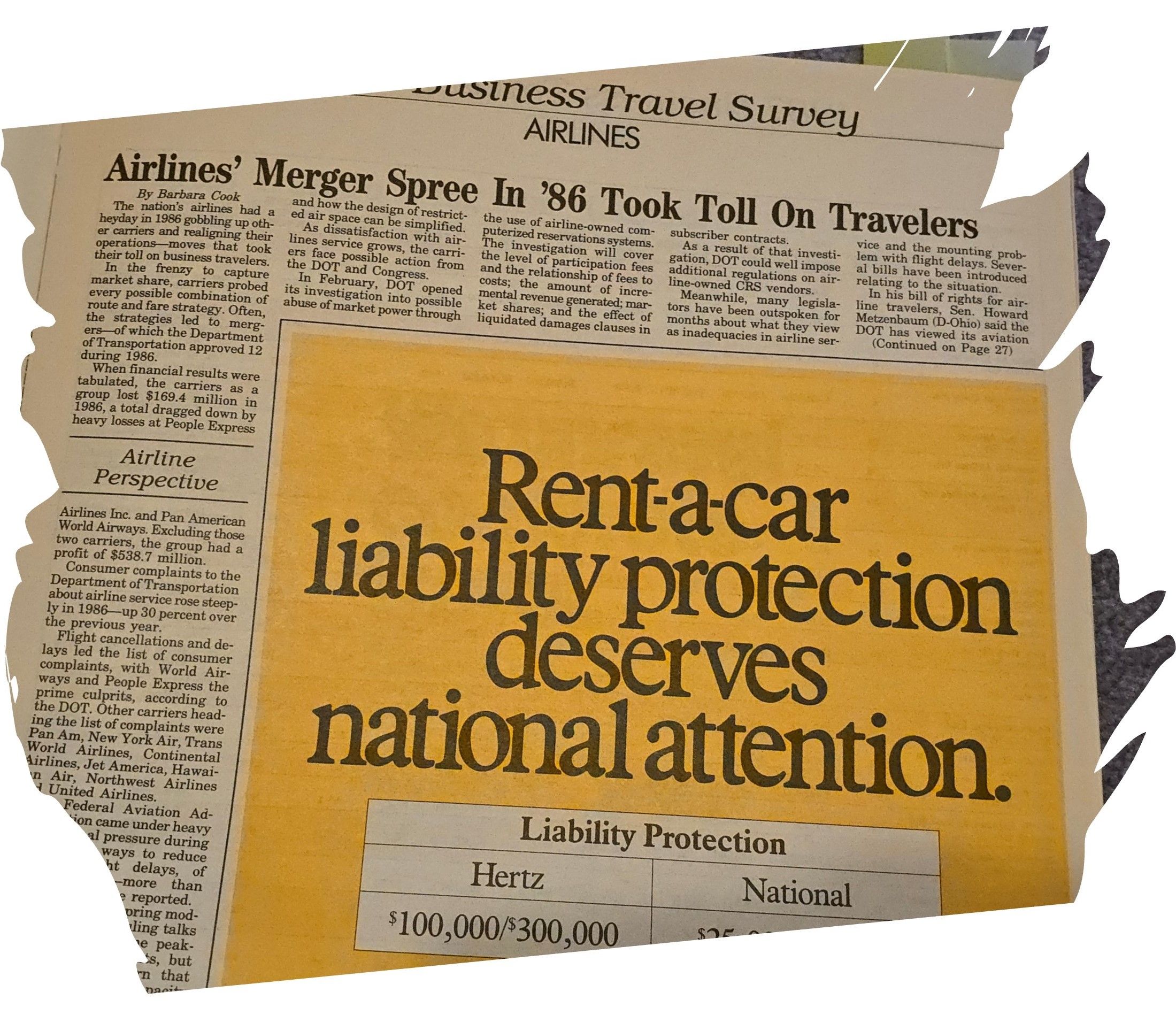 1986: Airline Merger Spree Took Toll on Travelers | Business 