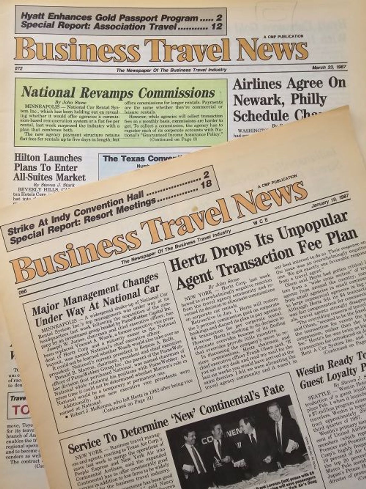 Who’s the Business Travel Customer in 1987?