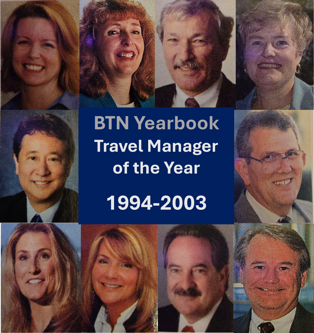 Travel Manager of the Year 1994 to 2003