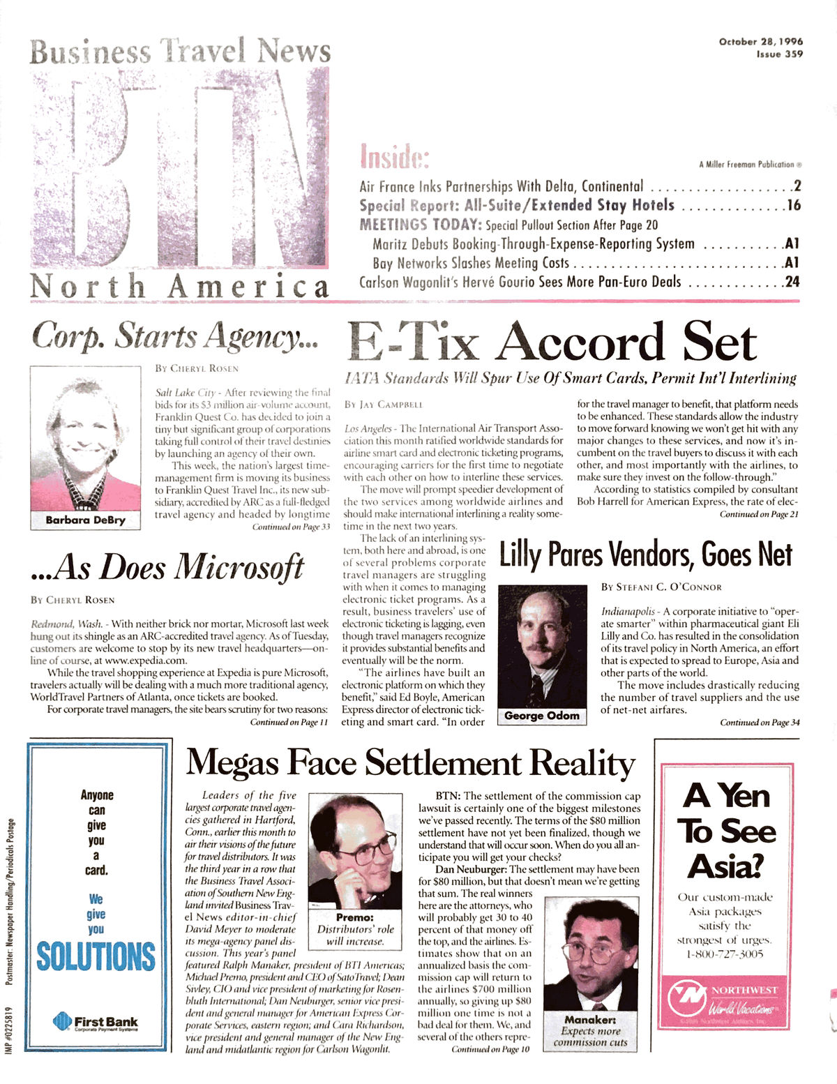 1996: Online Booking Breaks Out