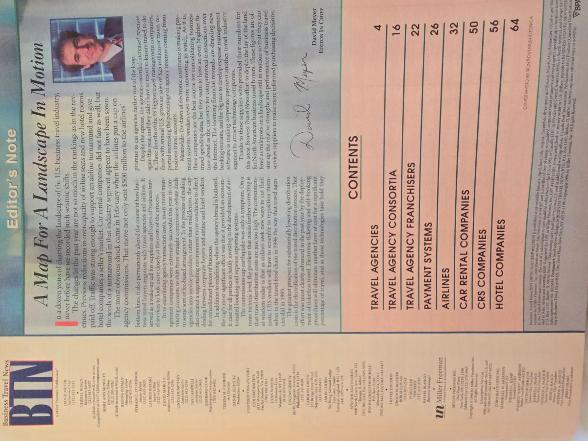 1995 Survey TOC 1995 Survey TOC