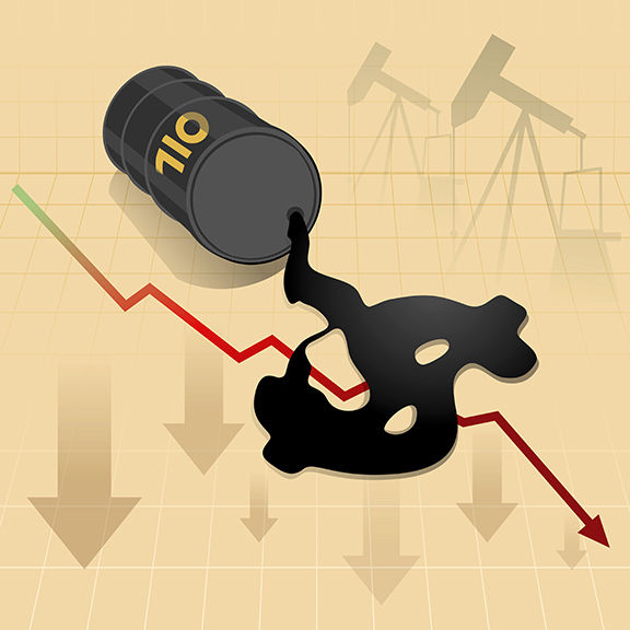 Hotel rates have fallen in countries whose economies depend on oil.